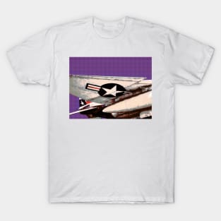 Pop Art Style Sixties Era Fighter Jet T-Shirt